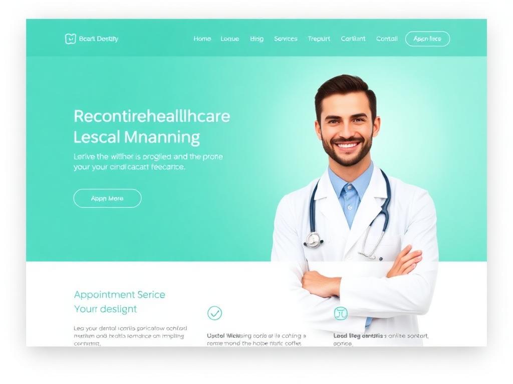 BrightSmile Dental website design