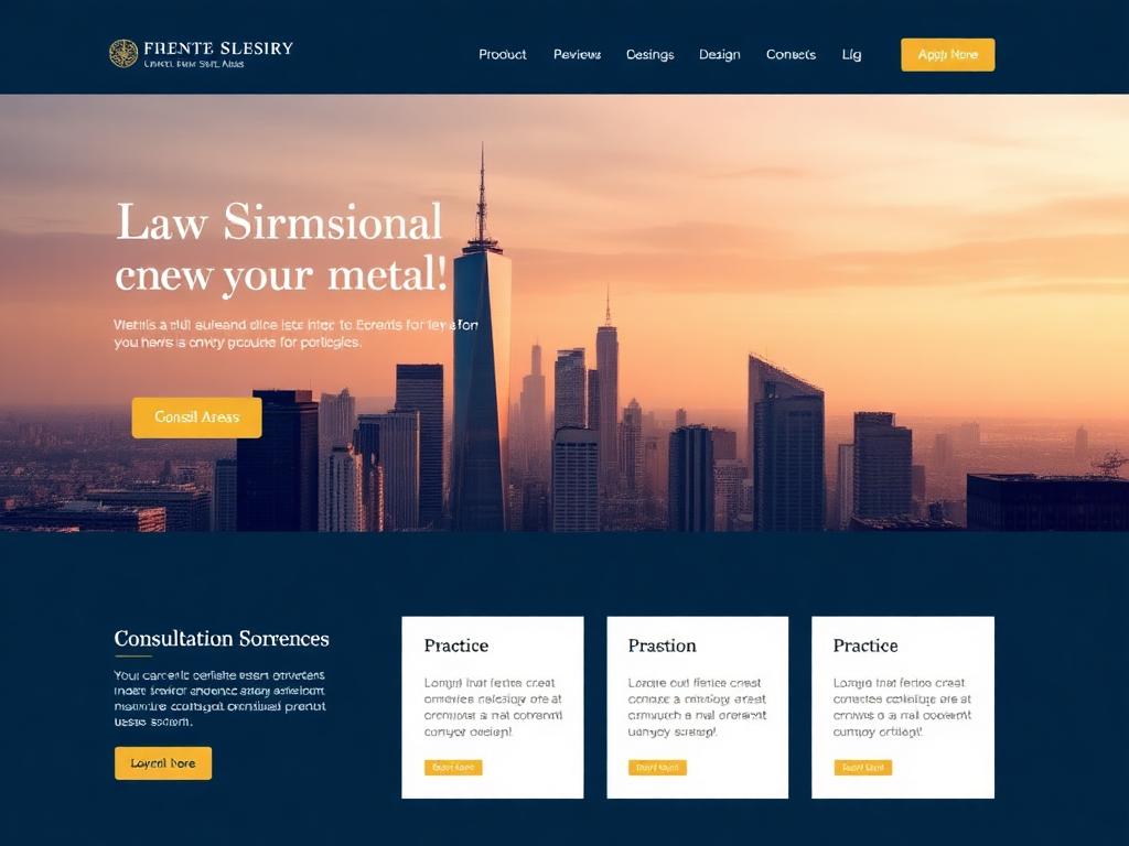Sterling Legal Group website design
