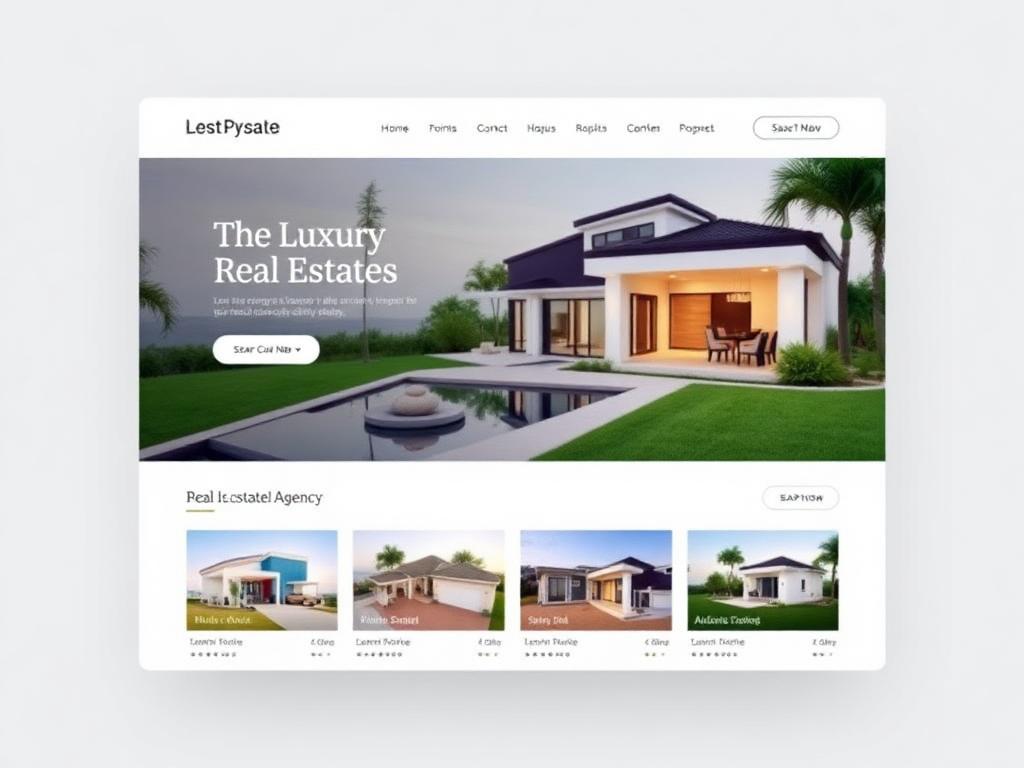 Bluekey Realty website preview
