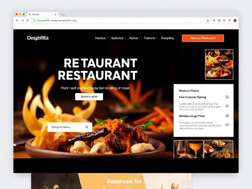 Harvest & Vine Bistro website preview